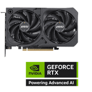 MSI GeForce RTX 5050 8G SHADOW 2X OC Graphics Card, 8GB GDDR6, DPx3, HDMIx1, DLSS 4