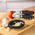 thumbnail image 4 of TIMIFIS Garlic Press Garlic Press Stainless Steel Grade Garlic Mincer Crusher Peeler Set Easy Clean Dishwasher Safe Rust Proof Kitchen Utensils, 4 of 6