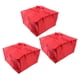 thumbnail image 1 of 3X Bolsa Grande Enfriadora Plegable Bolso Portátil Aislado para Pastel de Alimentos Caja Térmica de Papel de Aluminio Bolsa de Hielo Una de Almuerzo Bolsa de Entrega Rojo, 1 of 5