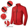 thumbnail image 2 of Przewalski Cycling Bike Jackets for Men Winter Thermal Running Jacket Windproof Breathable Reflective Softshell Windbreaker (X, 2 of 5