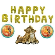 C & S PARTY SUPPLY Lion King Happy Birthday Letters Party Balloons Decoration Supplies Simba Nala