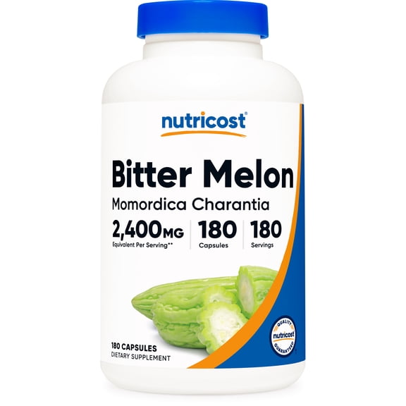 Nutricost Bitter Melon Supplement 600mg, 180 Capsules