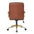 Baldwin Mid-Back Faux Leather Chair - Walmart.com