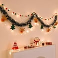 thumbnail image 2 of PuSpu Christmas Tree Hangings Christmas Santa Claus Color Strip Decoration Mood Background Arrangement Christmas Hanging Decoration Indoor, 2 of 6
