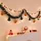 thumbnail image 1 of Cinta Decorativa Navideña | Guirnalda Navideña de Plástico Multicolor de 78,7 Pulgadas de Largo | Decoración Navideña con Temática de Papá Noel | Fondo para Mesa de Postres | Alegra El Ambiente Festi, 1 of 6