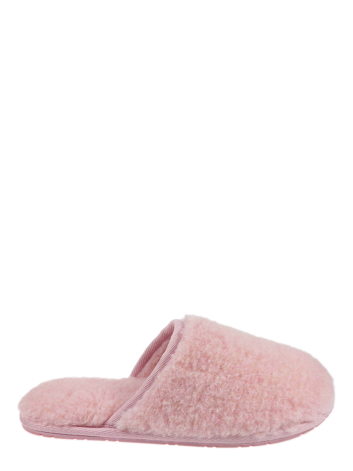 Secret Treasures Women's Fluffy Scuff Slippers