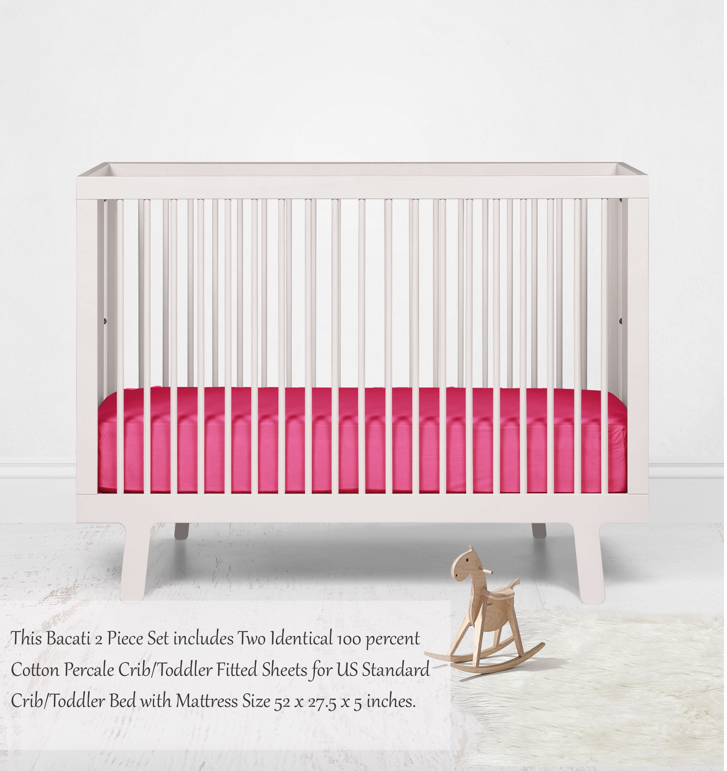 Bacati Crib Sheets 2 pc Package
