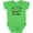 Apple Green, variant on Inktastic I Love My Grandma and Grandpa Heart and Arrows Boys or Girls Baby Bodysuit