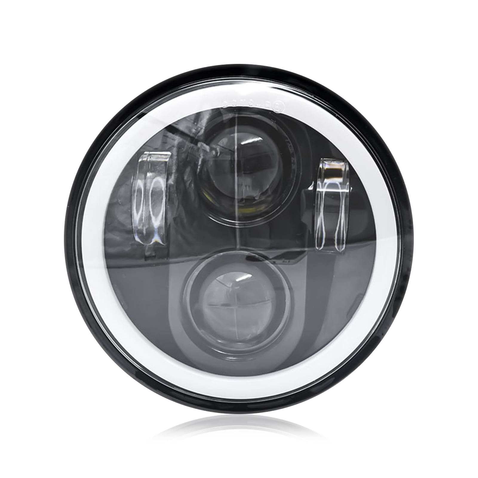 5-3/4" 5.75 inch Motorcycle LED Headlight with Hi/Lo Beam DRL Turn Signal 5.75 inch Round Angle Driving Light