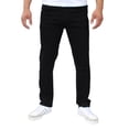 thumbnail image 1 of Pantalón de mezclilla stretch corte slim fit para caballero color negro, 1 of 3