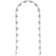 thumbnail image 5 of Cadena de aleación para bolso, correa para bolso con diamantes de imitación, cadena de repuesto para bolso de hombro., 5 of 6