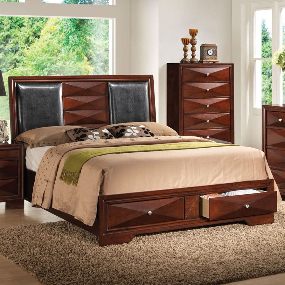 modern king bed