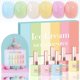 thumbnail image 1 of Set de esmaltes en gel Double Rhythm, 6 unidades, 15 ml, botella del mismo color, 1 of 9