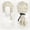 Gold, variant on White High-Crowned Court Wig Side Braid Retro Cosplay