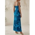 thumbnail image 2 of Vestido largo PRETTYGARDEN para mujer, ajustado con estampado floral, verano 2025, 2 of 9