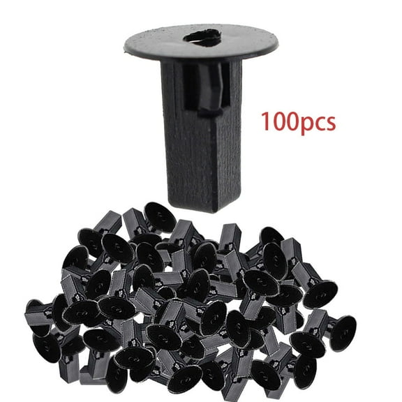 100 Pcs Car Fastener Clips Bumper Inner Fender Rivets Push 8 x 8.2mm Fit for Toyota