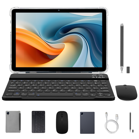 10.95inch Android 14 Tablet,4G Cellular Tablet with 256GB ROM+16(8+8)GB RAM,5G WIFI,Octa-Core,13MP Camera,GPS,1TB Expand,FHD IPS,Incell Touch Screen,Face Unlock,Android Tablet with Keyboard