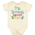 thumbnail image 3 of Inktastic My Grandaddy Loves Me Boys or Girls Baby Bodysuit, 3 of 5