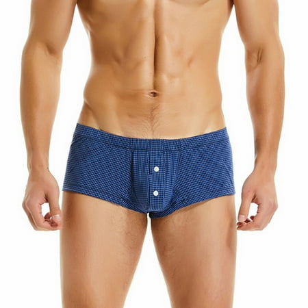 

Lingerie for women valentines day gifts naughty womens lingerie push up corset Men Casual Plaid Boxer Briefs Breathable Low Waist Narrow Side Pants Underwear Pants