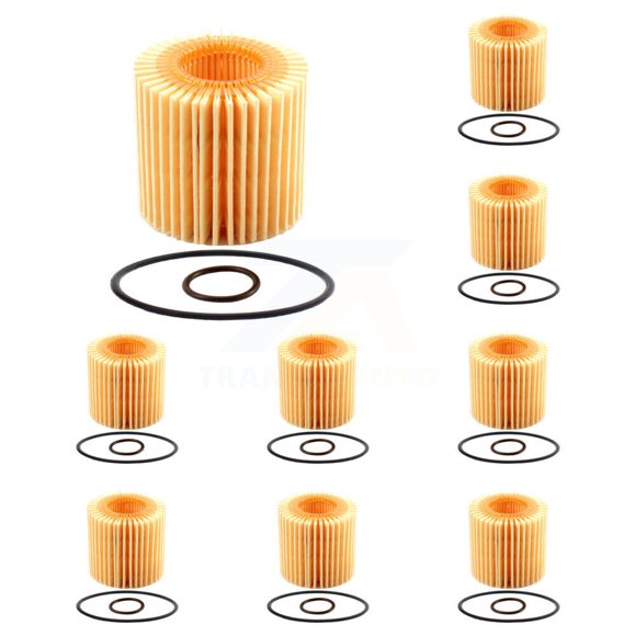 PUR Engine Cartridge Oil Filter (9 Pack) for Car Toyota Corolla Matrix C-HR Prius Pontiac Vibe V Prime iM Lexus CT200h Scion xD Plug-In K56-100429