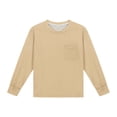 thumbnail image 6 of Lmnyox Girls Fashion Long Sleeve Shirt Print Crew Neck Pullover Tee with Pocket Big Girls Cute Tops 5-14 Years, 6 of 8