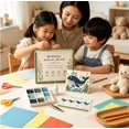 thumbnail image 3 of DIY Whale Glass Mosaic Making Kit, Under the Sea Themed Craft Project, Educational Art Activity for Boys & Girls, 3 of 6