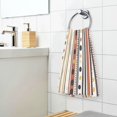 thumbnail image 3 of Yayeee 100% Cotton Hand Towels for Bathroom 16" x 28" Soft Absorbent Kitchen Towel, Brown Abstract Dots, 3 of 7