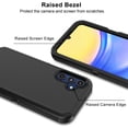 thumbnail image 4 of Ebizware for Samsung Galaxy A15 5G Phone Case, Shockproof Armor Rugged Case Military Grade Heavy Duty 3 in 1 Protection Cover for Galaxy A15 5G - Black, 4 of 8