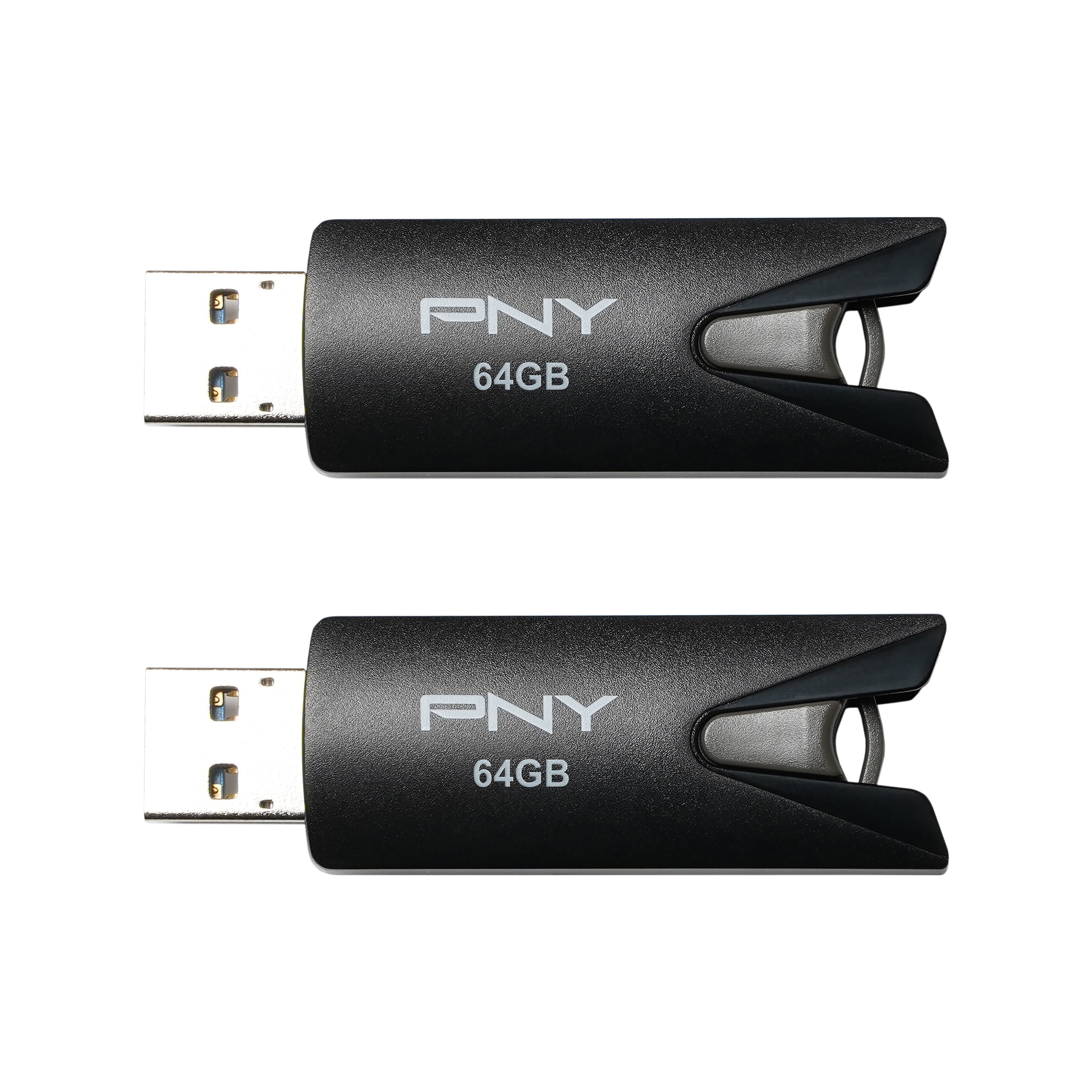 PNY 64GB Elite USB 3.2 Flash Drive 2 Pack - 100MB/s
