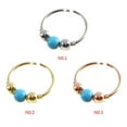 thumbnail image 1 of Yingyy Turquoise Beaded Ear Bone Nail Copper Geometric Nose Rings Clips Lip Body Piercing Stud Earring Jewelry, 1 of 8
