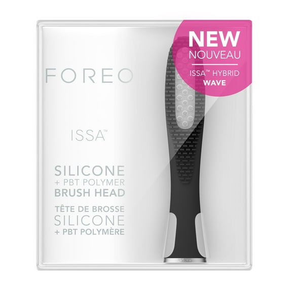 ISSA Hybrid Wave Brush Head Black