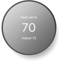 Open Box Google Nest Thermostat - Programmable Smart Thermostat for Home - Charcoal