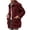 Red, variant on Womens Jackets Dressy Casual Fleece Warm Jackets Coats Y2k Long Sleeve Collared Soft Loose Fluffy Outwear Solid Fashion Overcoats Pockets Fall Winter Clothes Green M