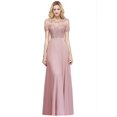 thumbnail image 5 of Pinkbridesrobe de Demoiselle d'Honneur, Manches Courtes, Tenue de Fête, Robe de Soirée, Robe de Soirée pour Femmes, 5 of 5