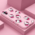 thumbnail image 1 of side print hello kitty Phone Case For iPhone 14 13 12 11 Pro Max Mini X XR XS MAX SE20 8 7 Plus Liquid Silicone Cases Cover xuanjing unisex, 1 of 2