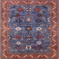 thumbnail image 1 of Ahgly Company Machine Washable Indoor Square Industrial Modern Gunmetal Gray Area Rugs, 3' Square, 1 of 7