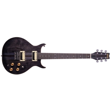 Washburn H10TB Hawk 6-String Electric Guitar Trans Black