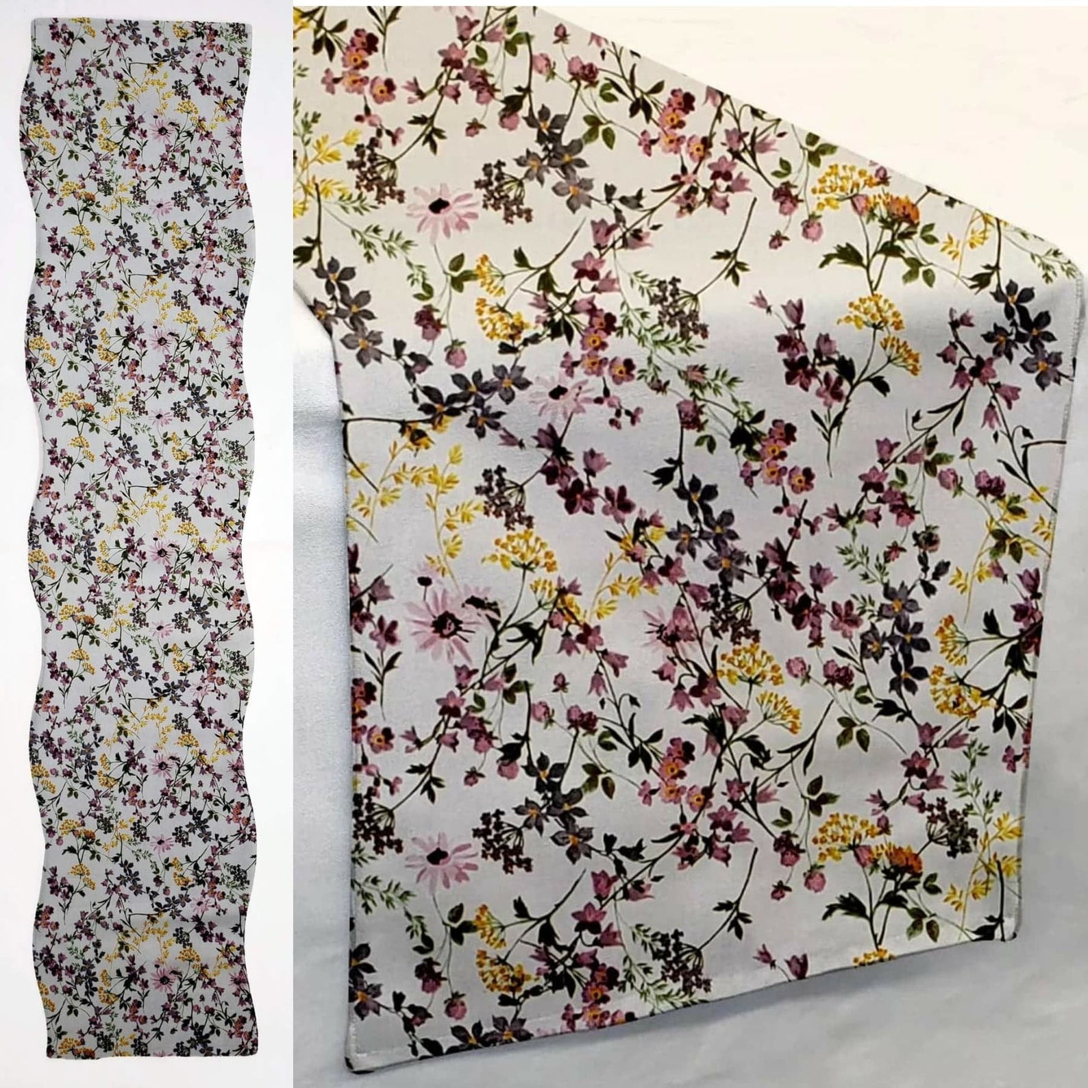 Spring Flowers Table Runner by Penny's Needful Things (5 Feet Long