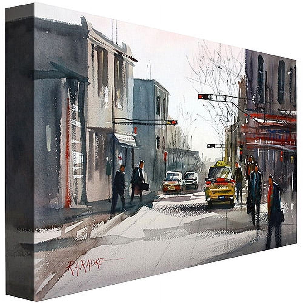 Trademark Art "Taxi" Canvas Art by Ryan Radke