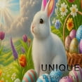 thumbnail image 5 of CCTFS Easter Bunny Rainbow Fall Kitchen Rugs Non Skid Washable Area Carpet [Made in USA], Multi - 1 Pc 16''*24'', 5 of 10
