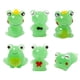 thumbnail image 1 of 6 piezas de mini ranas de cristal, lindas figuras en miniatura de rana, miniatura de jardín de hadas, paisaje de musgo, manualidades de bricolaje, accesorios de adorno, 1 of 6