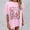 Pink, variant on Graphic Tees for Women T-Shirts Oversized Graphic Print Shirts for Women – Casual Tops Tee with Artwork Blue M