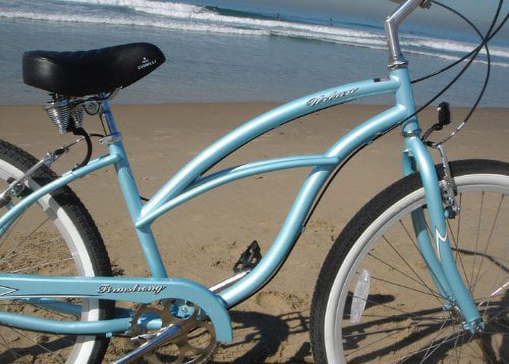 26" Firmstrong Urban Lady Seven Speed Women's Beach Cruiser Bike, Baby Blue - image 2 of 6