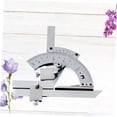 thumbnail image 4 of SHINYPASING Universal Protractor Silver Precision Goniometer with Bevel Edge Extension for Accurate Angle Measuring, 4 of 8