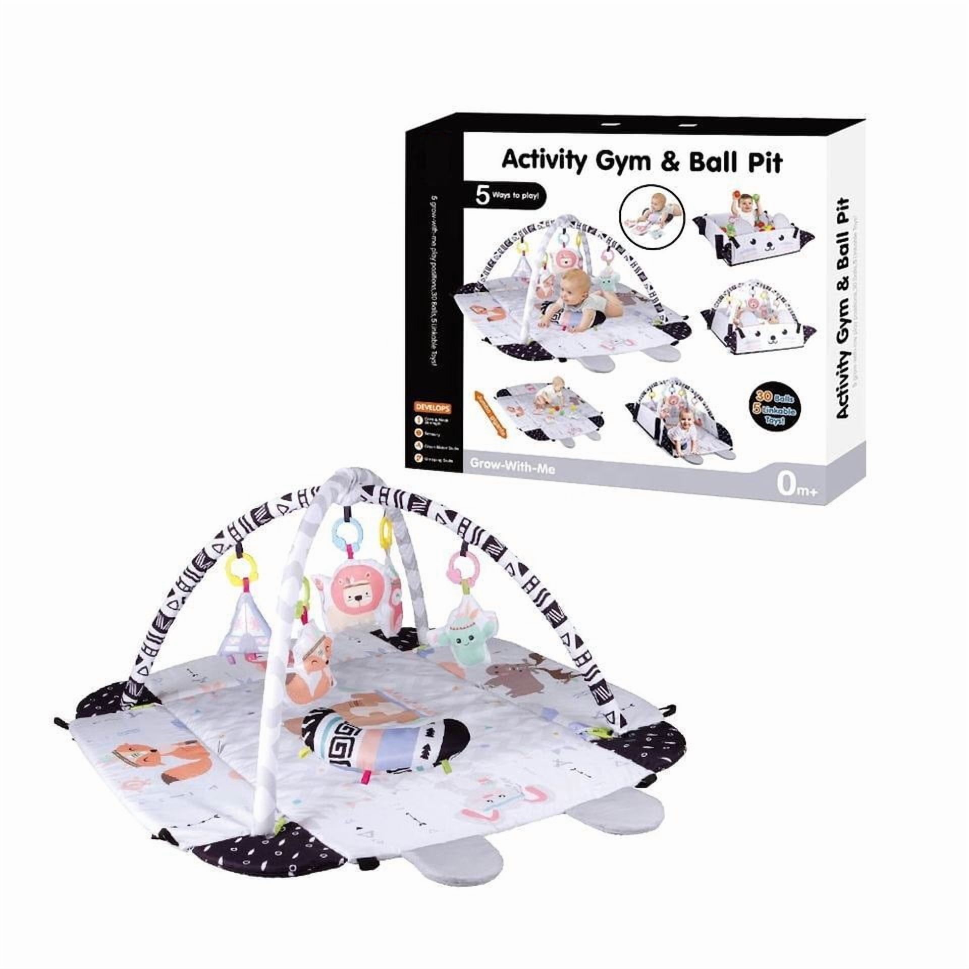 Auto Beyond Toddler Gym Play Mat, Baby Gym Play and Tummy Time Mats, Infant Sensory Exploration and Motor Skill Development