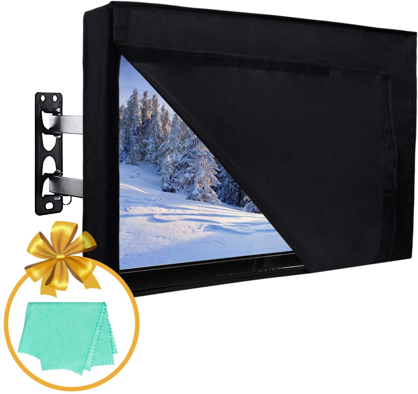 EasyGoing Outdoor TV Cover with Front Flap on Rainy Days for 4042