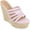 Lavender, variant on Journee Womens Cynthie Slip On Espadrille Wedge Sandals