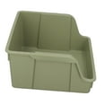 thumbnail image 4 of Étagère de Bureau, U en Forme de Grande Ruche d'Ouverture Conception de Modèle PP Book Rack de Stockage Grande Capacité pour le Bureau pour la Maison pour la Salle d'Étude Jaune, Vert, Blanc, 4 of 8