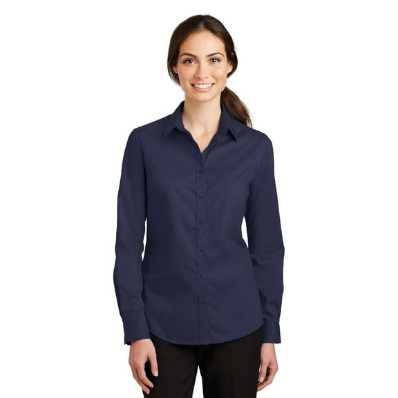 Port Authority Ladies SuperPro Twill Shirt. L663