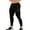 Black, variant on KIHOUT Men's Slim Fit Running Training Joggers Polyester Pants with Zipper Pockets and Drawstring Waist for Gym and Casual Wear